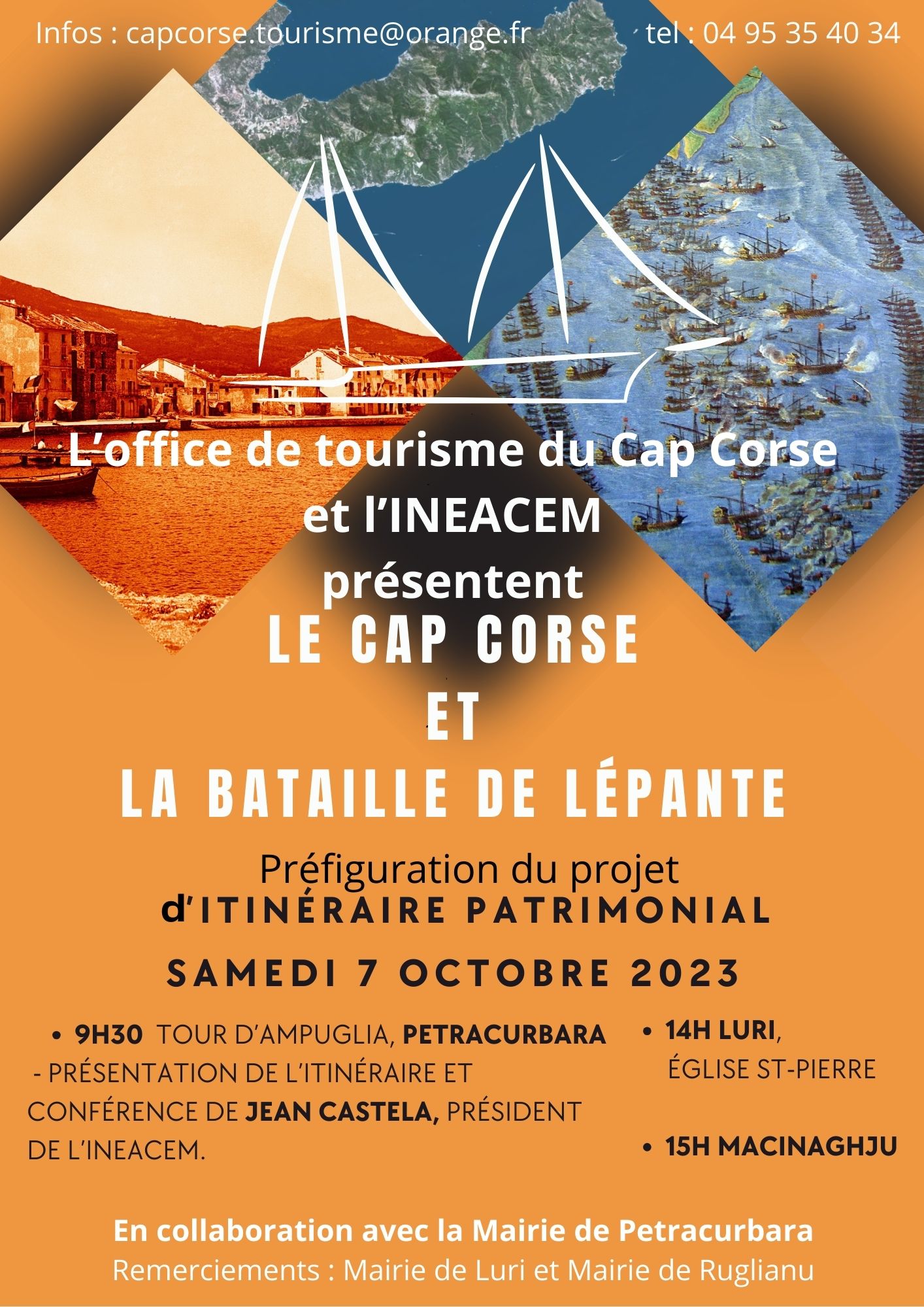 La bataille de Lépante PIETRACORBARA, commune du Cap Corse