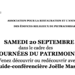 Affiche Journées du Patrimoine